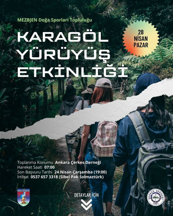 MEZBJEN KARAGÖL GÜNÜBIRLIK YÜRÜYÜŞ ETKINLIĞI