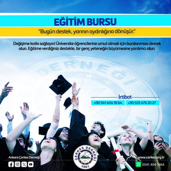 BUGÜN DESTEK, YARININ AYDINLIĞINA DÖNÜŞÜR!