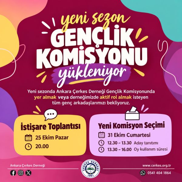 GENÇLİK KOMİSYONU YENİ SEZON