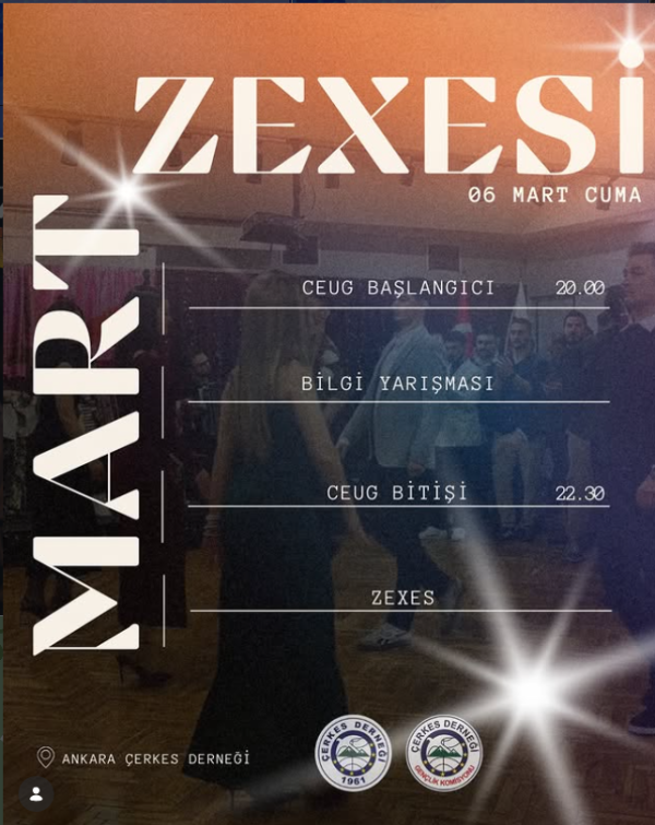 6 MART CUMA GÜNÜ ZEXESİMİZE DAVETLİSİNİZ!