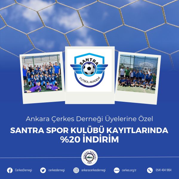 Çocuklarınıza Özel: Santra Spor Kulübü İşbirliğiyle %20 İndirim Fırsatı!