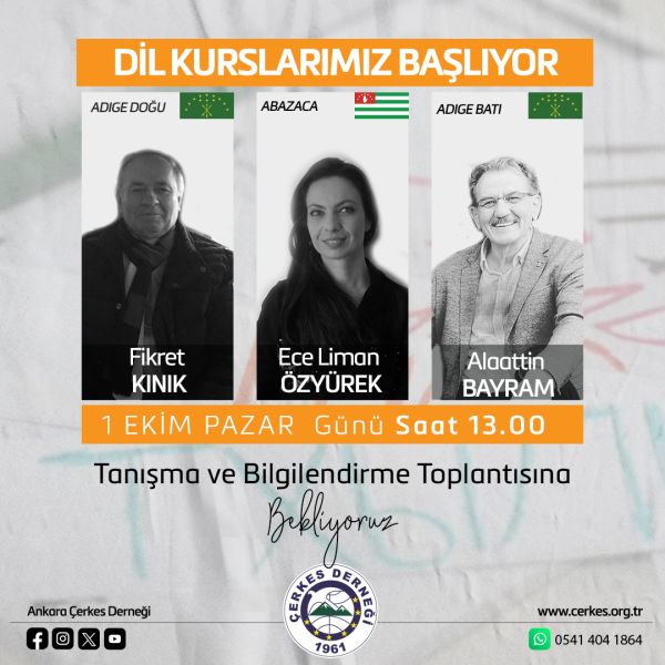 DİL KURSLARIMIZ BAŞLIYOR!