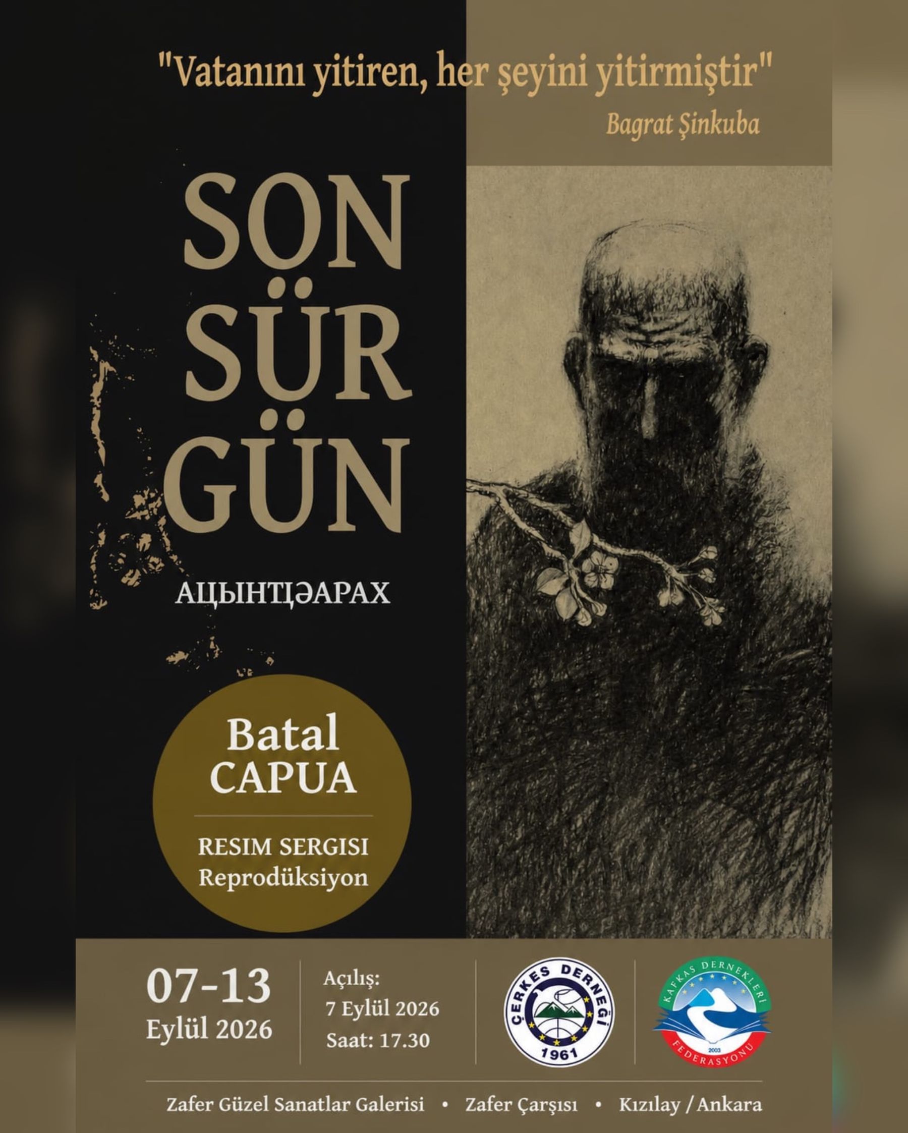 BATAL CAPUA’NIN ESERLERİ ANKARA’DA SANATSEVERLERLE BULUŞACAK