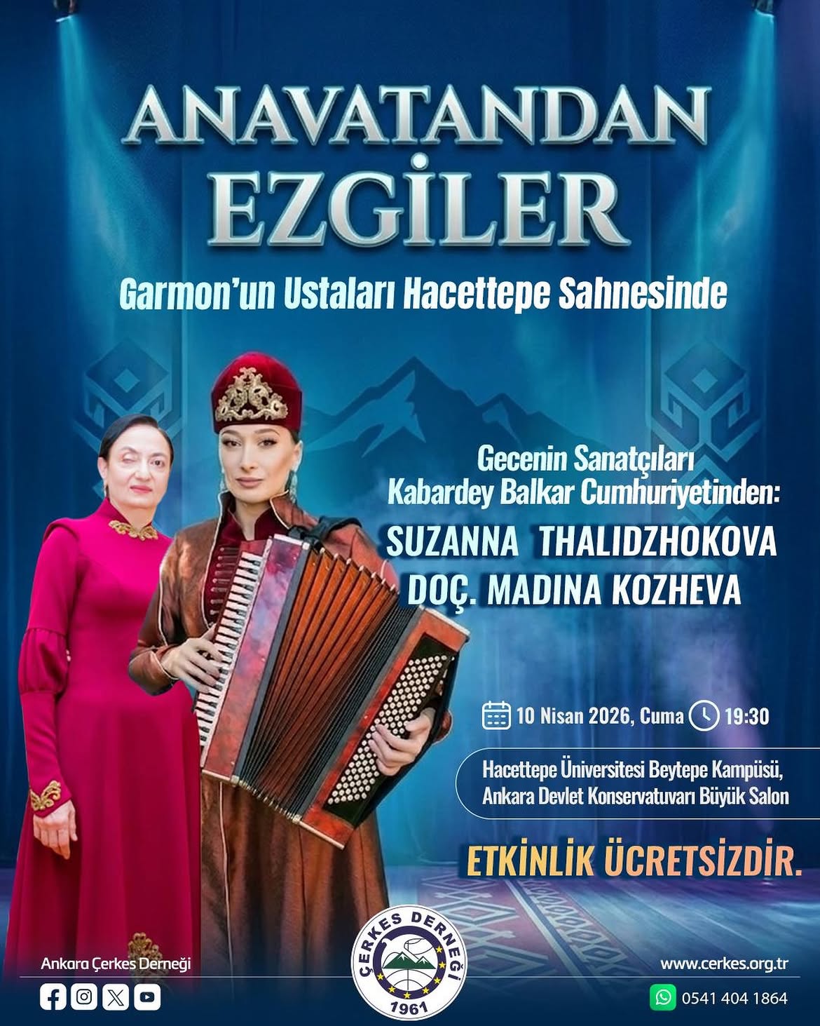 ANAVATAN’DAN EZGİLER: Pşine’nin Ustaları Hacettepe Sahnesinde