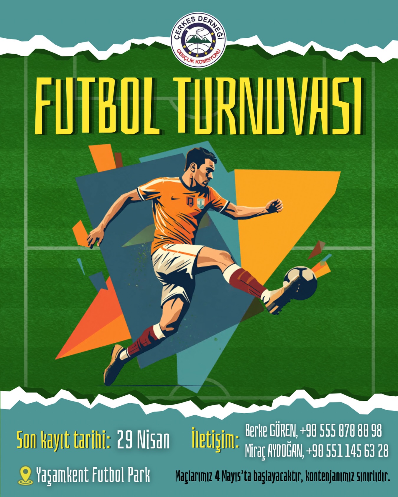  AÇD Gençlik Komisyonu Futbol Turnuvası başlıyor! 